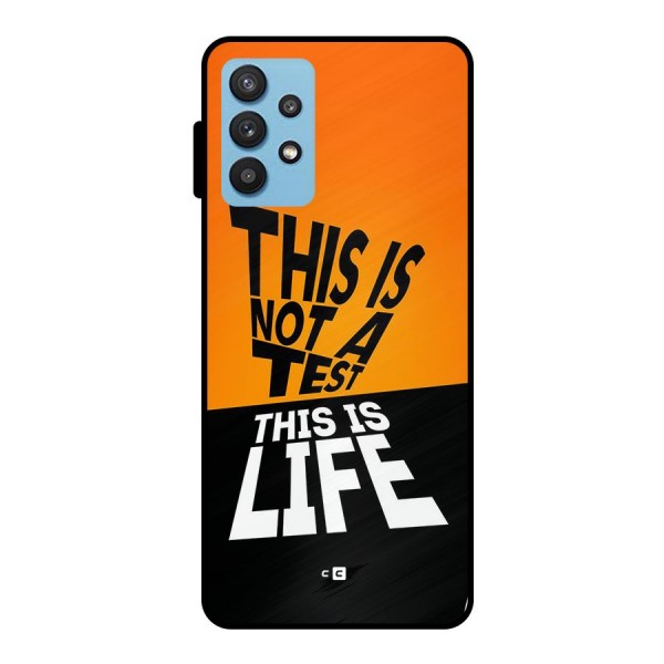 Test Life Metal Back Case for Galaxy M32 5G