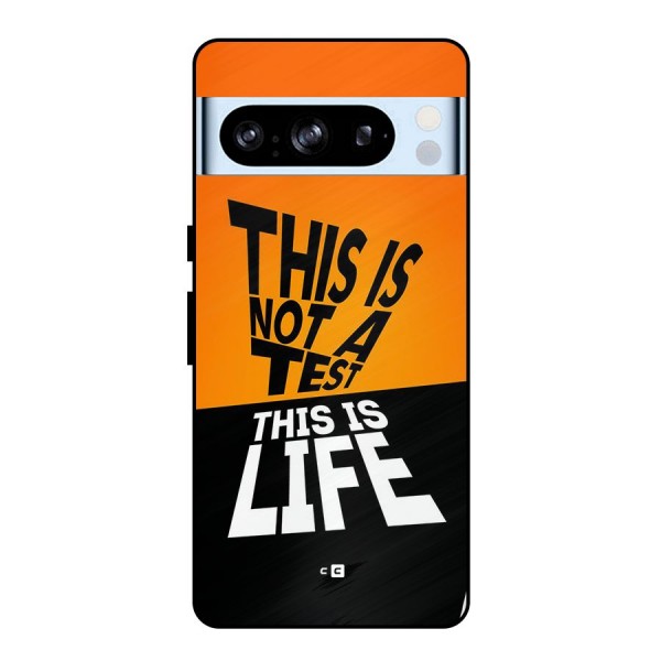 Test Life Metal Back Case for Google Pixel 8 Pro