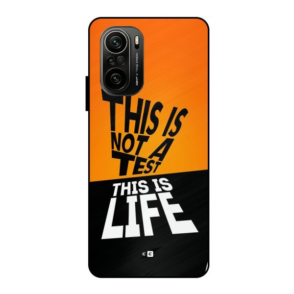 Test Life Metal Back Case for Mi 11X Pro