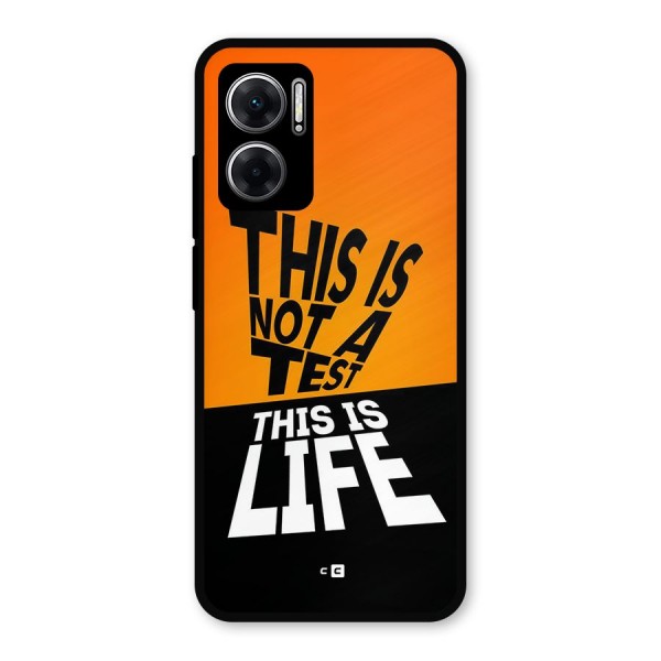 Test Life Metal Back Case for Redmi 11 Prime 5G