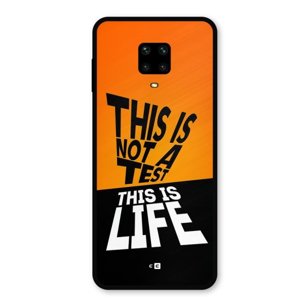 Test Life Metal Back Case for Redmi Note 10 Lite