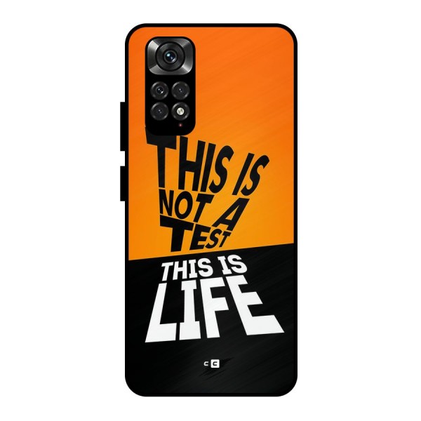 Test Life Metal Back Case for Redmi Note 11 Pro