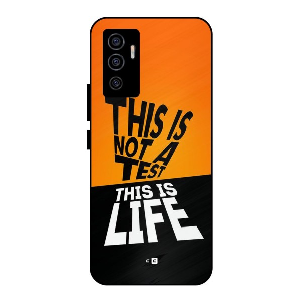 Test Life Metal Back Case for Vivo V23e