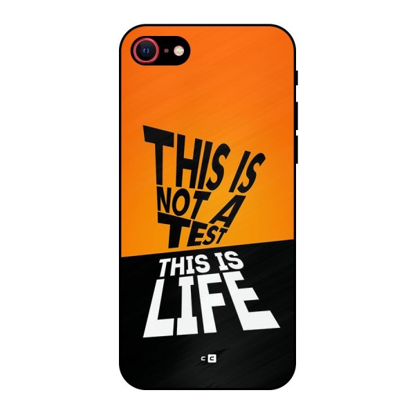 Test Life Metal Back Case for iPhone 8