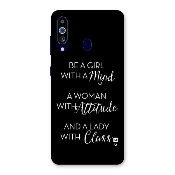 The-Mindset Back Case for Galaxy A60