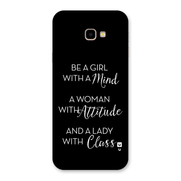 The-Mindset Back Case for Galaxy J4 Plus