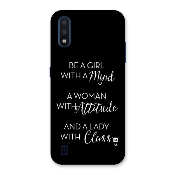 The-Mindset Back Case for Galaxy M01