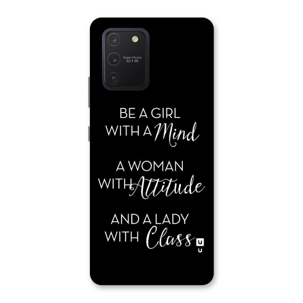 The-Mindset Back Case for Galaxy S10 Lite