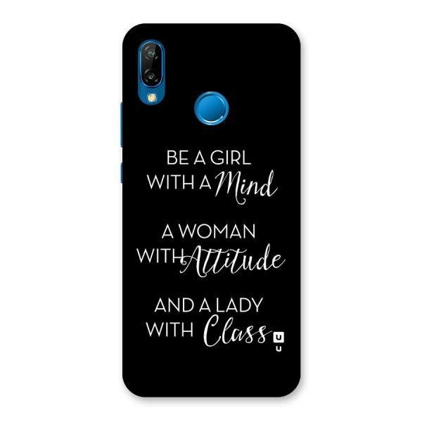 The-Mindset Back Case for Huawei P20 Lite