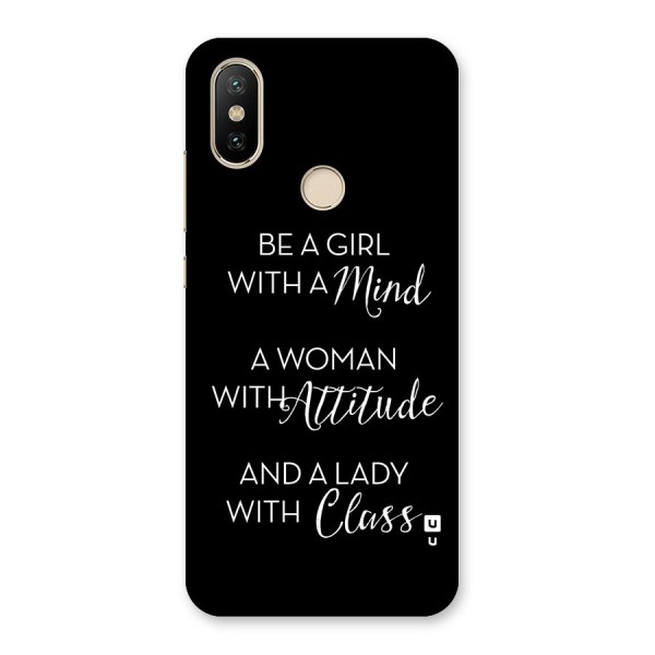 The-Mindset Back Case for Mi A2