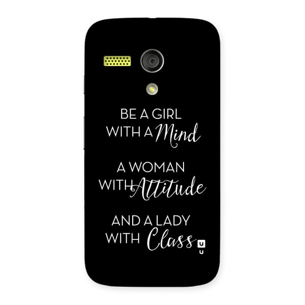 The-Mindset Back Case for Moto G