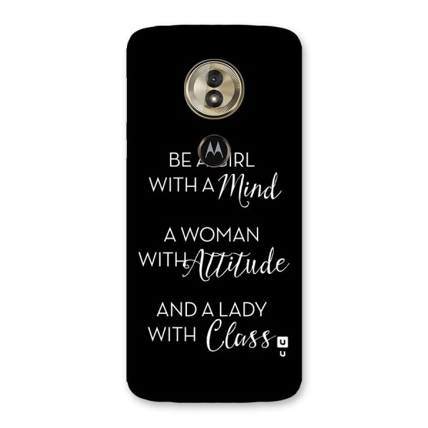 The-Mindset Back Case for Moto G6 Play