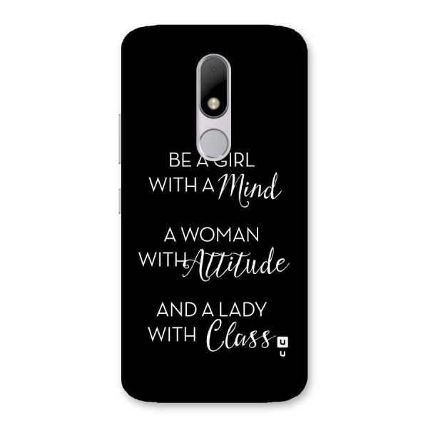 The-Mindset Back Case for Moto M