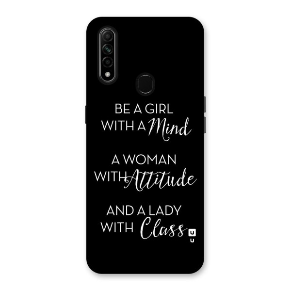 The-Mindset Back Case for Oppo A31