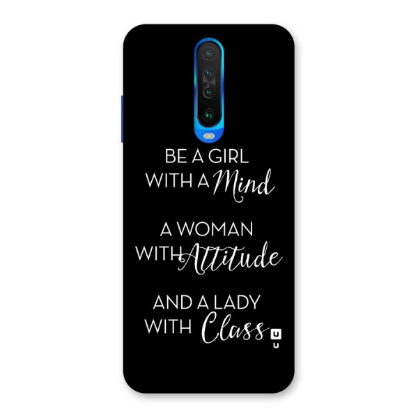 The-Mindset Back Case for Poco X2