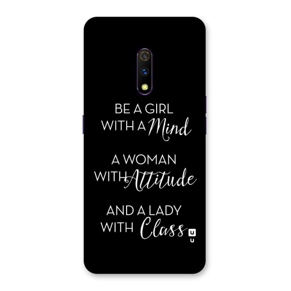 The-Mindset Back Case for Realme X