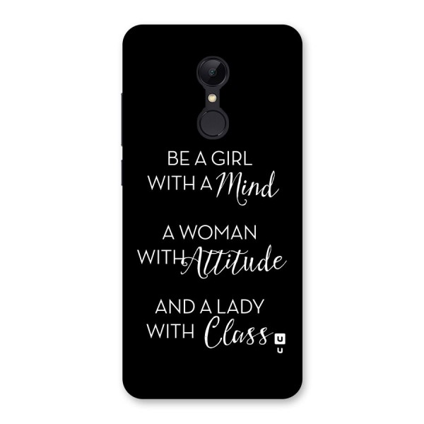 The-Mindset Back Case for Redmi 5