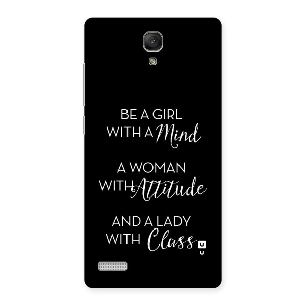 The-Mindset Back Case for Redmi Note