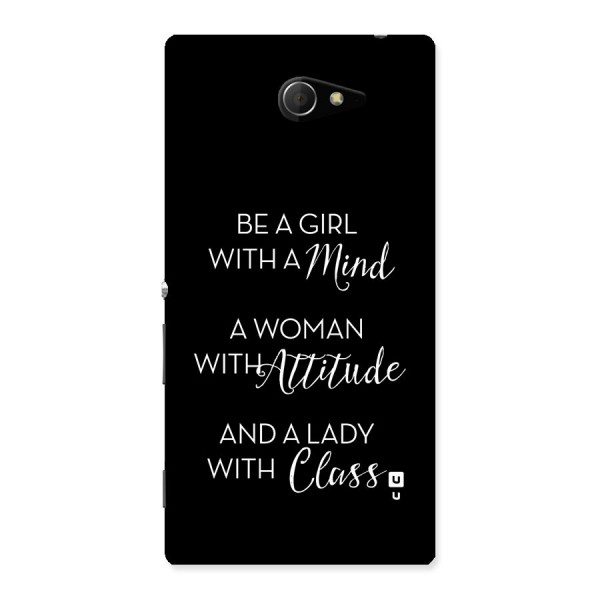 The-Mindset Back Case for Xperia M2