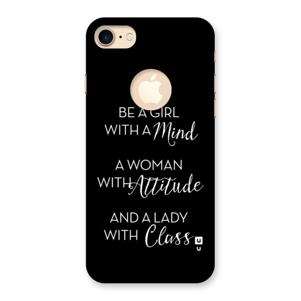 The-Mindset Back Case for iPhone 8 Logo Cut