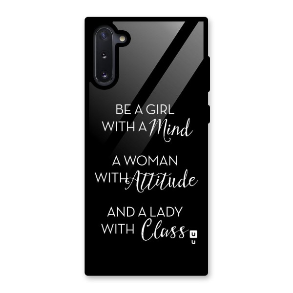 The-Mindset Glass Back Case for Galaxy Note 10