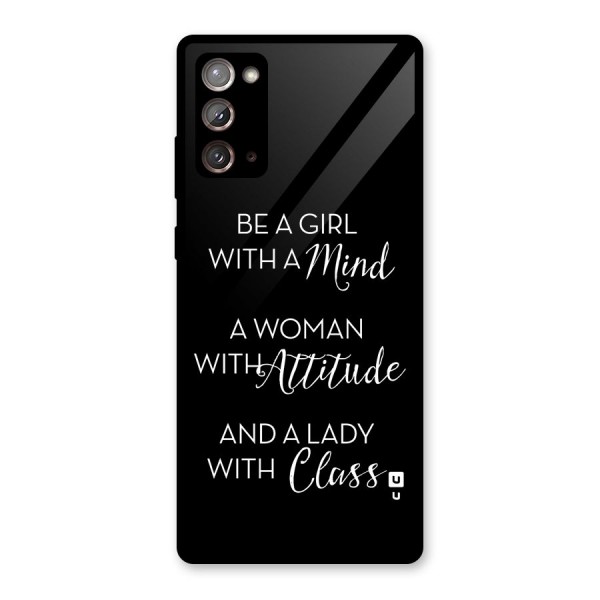 The-Mindset Glass Back Case for Galaxy Note 20