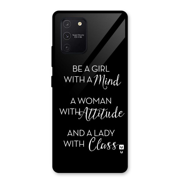 The-Mindset Glass Back Case for Galaxy S10 Lite