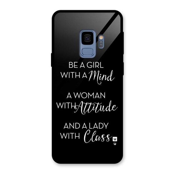 The-Mindset Glass Back Case for Galaxy S9