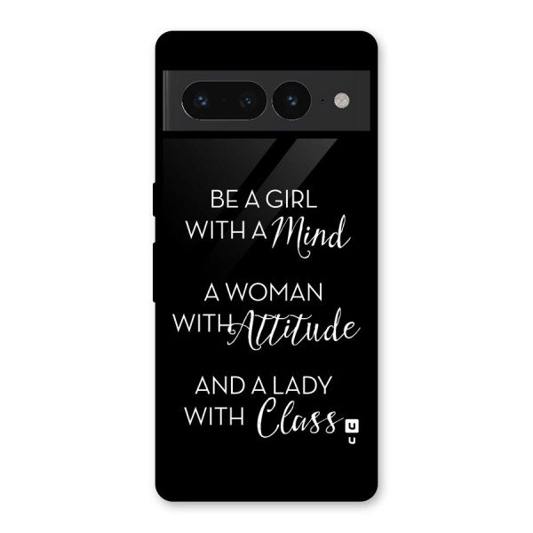 The-Mindset Glass Back Case for Google Pixel 7 Pro