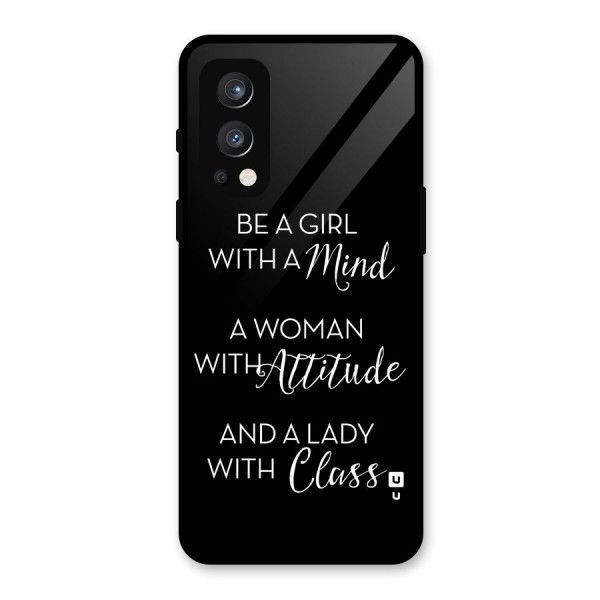 The-Mindset Glass Back Case for OnePlus Nord 2 5G