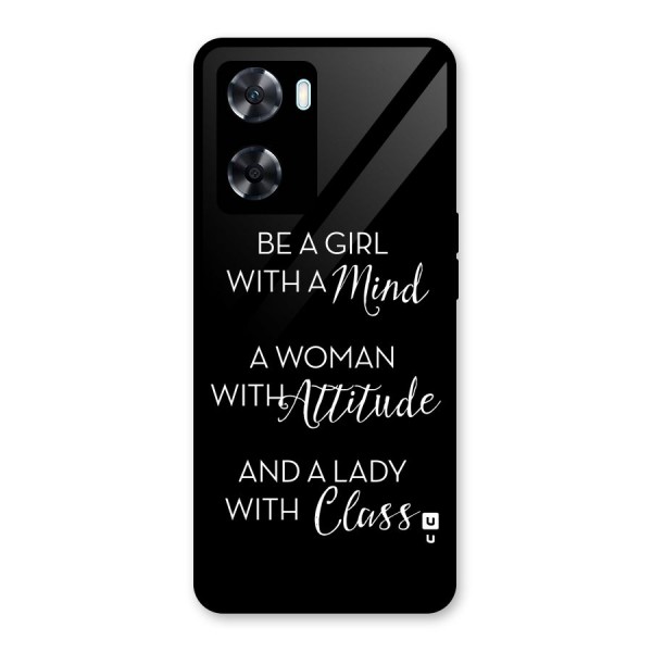 The-Mindset Glass Back Case for Oppo A77s