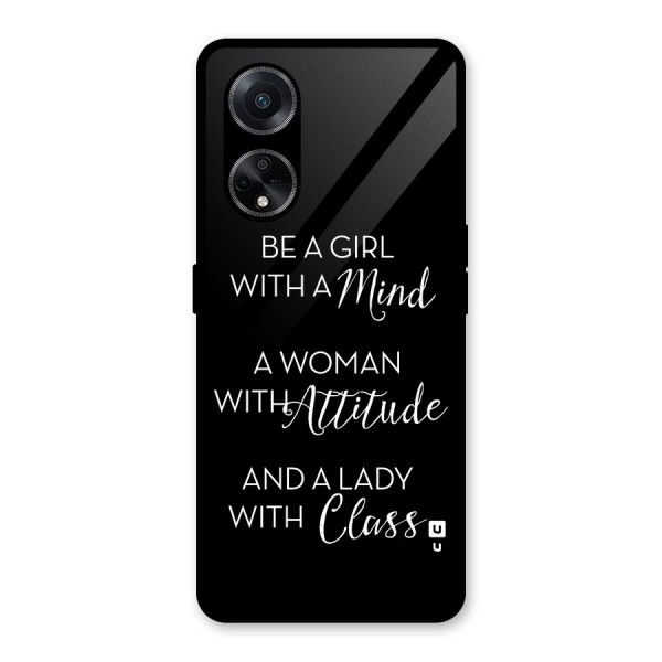 The-Mindset Glass Back Case for Oppo F23