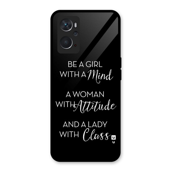 The-Mindset Glass Back Case for Oppo K10 4G