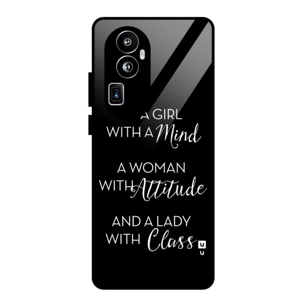The-Mindset Glass Back Case for Oppo Reno10 Pro Plus