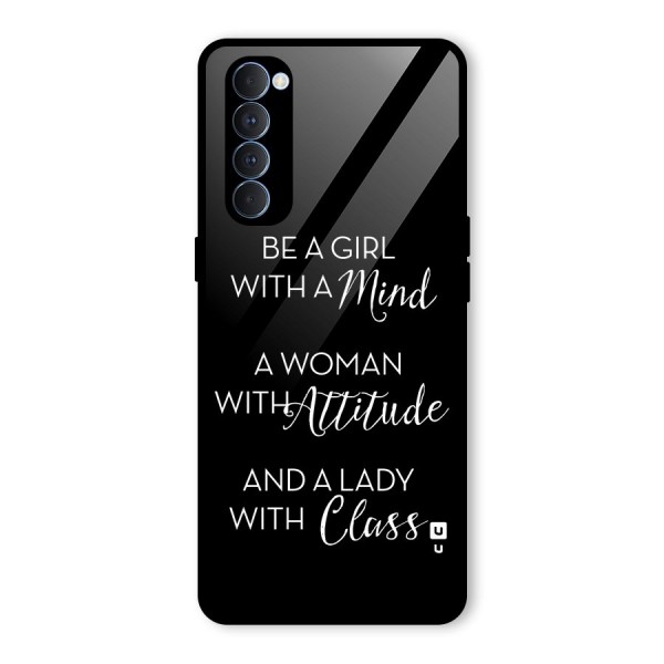 The-Mindset Glass Back Case for Oppo Reno4 Pro