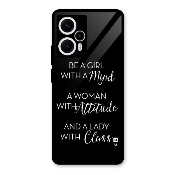 The-Mindset Glass Back Case for Poco F5