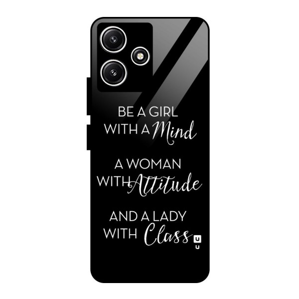 The-Mindset Glass Back Case for Poco M6 Pro