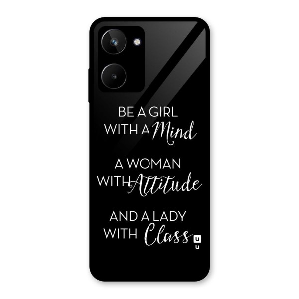 The-Mindset Glass Back Case for Realme 10