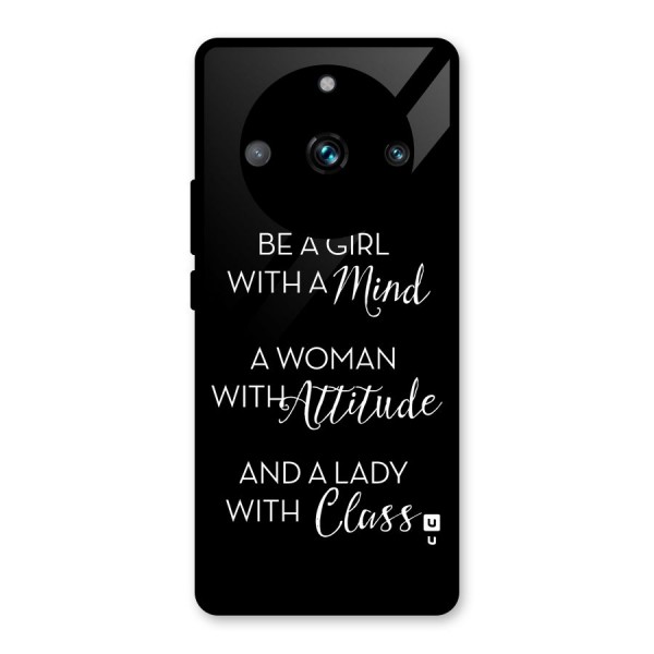 The-Mindset Glass Back Case for Realme 11 Pro