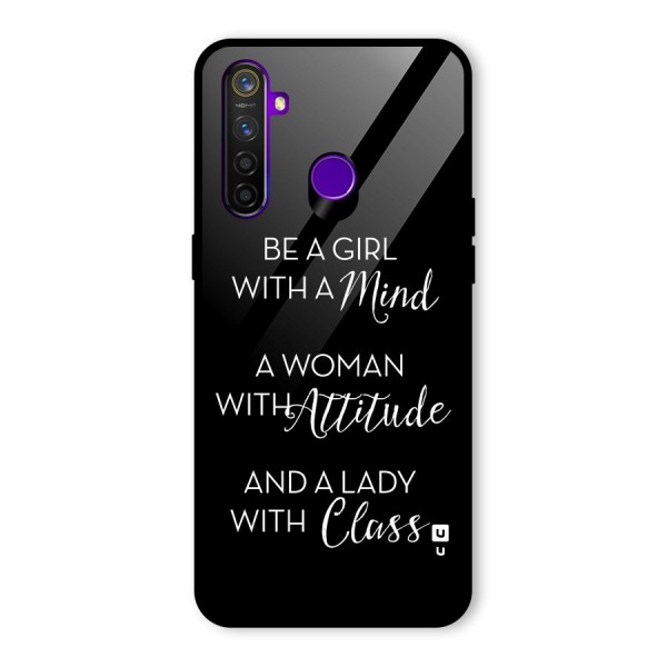 The-Mindset Glass Back Case for Realme 5 Pro