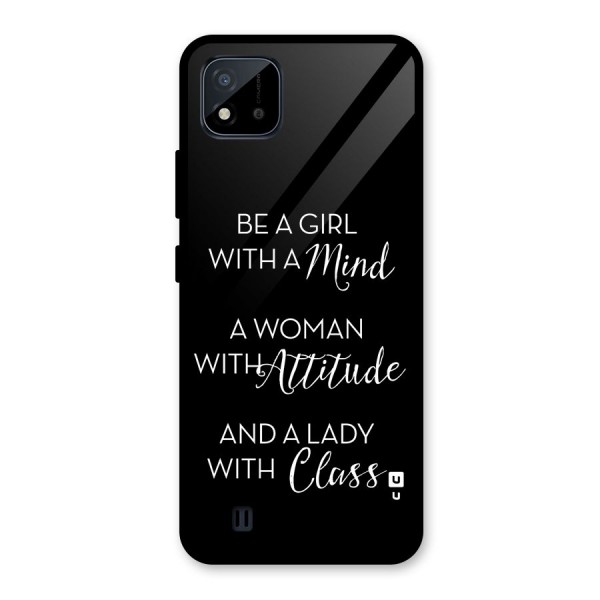 The-Mindset Glass Back Case for Realme C11 2021