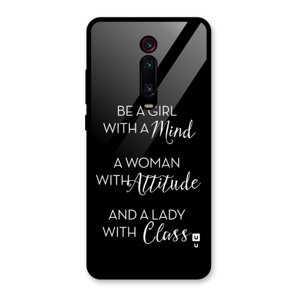 The-Mindset Glass Back Case for Redmi K20