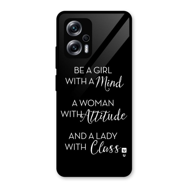 The-Mindset Glass Back Case for Redmi K50i