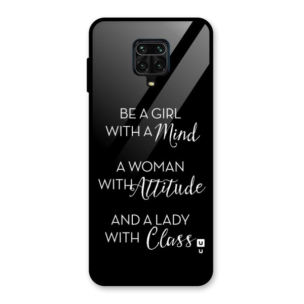 The-Mindset Glass Back Case for Redmi Note 10 Lite