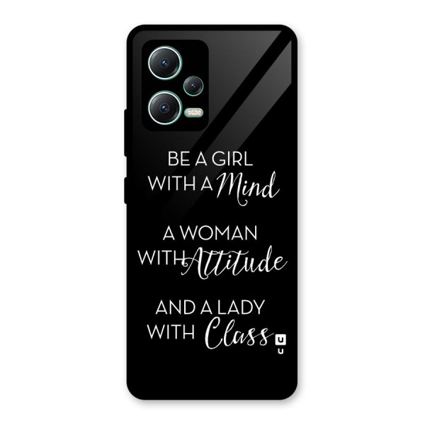 The-Mindset Glass Back Case for Redmi Note 12 5G