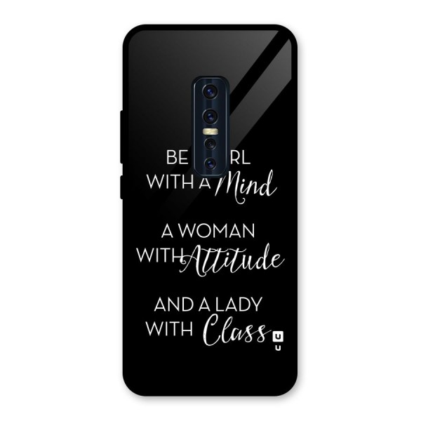 The-Mindset Glass Back Case for Vivo V17 Pro