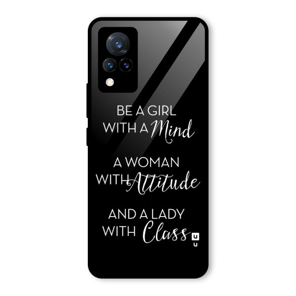 The-Mindset Glass Back Case for Vivo V21 5G