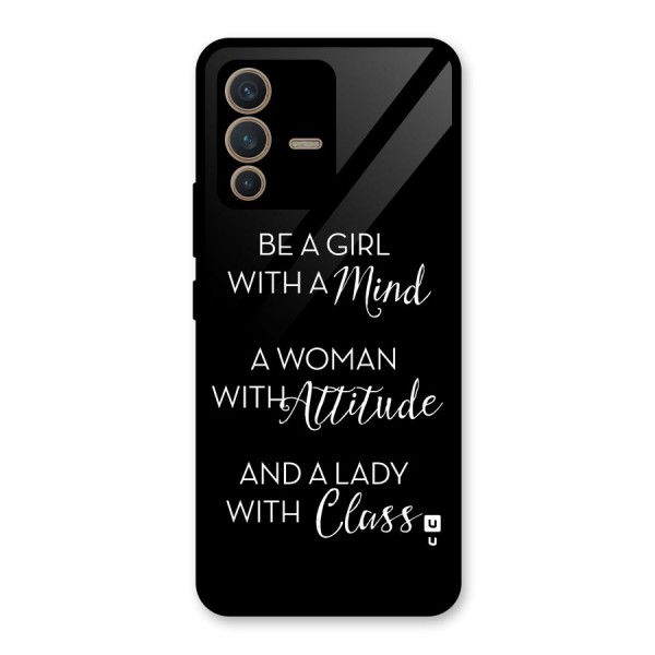 The-Mindset Glass Back Case for Vivo V23 5G