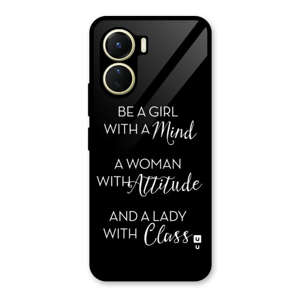 The-Mindset Glass Back Case for Vivo Y16