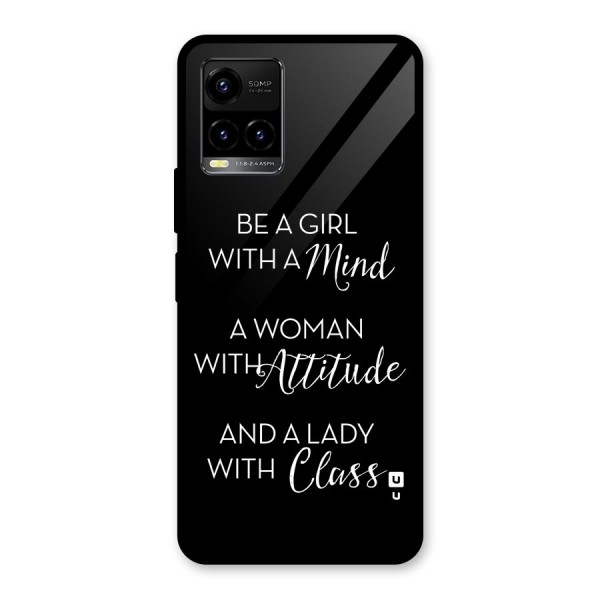 The-Mindset Glass Back Case for Vivo Y21G